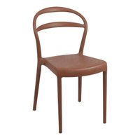 Cadeira Tramontina Lia Eco Empilhável Polipropileno - Terracota