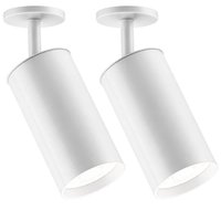 Kit 2 Spots de Sobrepor Brancos Luminária de Teto Neo Dital Iluminação Interna Direcionável