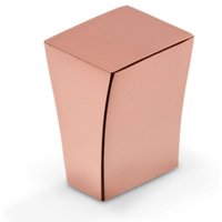 Kit 25 Puxadores Ponto Rose Gold Gazza Bigfer Zamac Armário Gaveta Guarda Roupa Móveis Cozinha