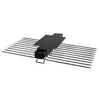 Suporte Superior Duplo para Calças Preto Fosco Aço Carbono Schmitt Quarto Organizar