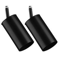 Kit 2 Spots Direcionáveis Trilho Perfilado Preto Alumínio Mr11 Neo Dital