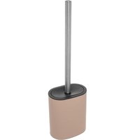 Escova Sanitária com Suporte Bege Lyor 11,5x7x39cm Plástico e Metal Banheiro Lavabo