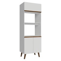 Torre Quente com 3 Portas 70 cm Branco Pieta Madesa