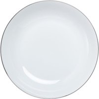 Prato Fundo 20,5cm Porcelana Branco Legacy Silver L Hermitage Sopas Caldos Avulso