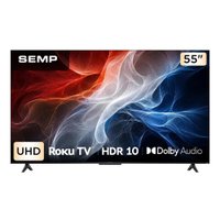 Smart TV S62E 55 Polegadas 4K Ultra HD Roku TV LED Semp