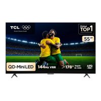 Smart TV C6K 55 Polegadas 4K 144 HZ QLED Mini Led TCL