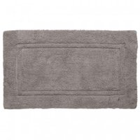 Tapete para Banheiro 50X80cm Algodão Almare Wolff Felpudo Cinza Quarto Lavabo Entrada