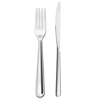 Faqueiro 24 Talheres para Sobremesa Modena Inox Garfo e Faca Brinox Mesa Posta Cozinha