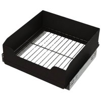 Gaveta Fruteira Deslizante Elite 37x37x13cm Preto Fosco Aço Carbono Schmitt Móvel Cozinha