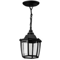Luminária de Teto Pendente Colonial Preto E27 Bivolt Dital Heritage Iluminação Sala Varanda