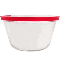 Jogo 12 Tigelas Vidro Temperado com Tampa Redondo 2,4L Marinex Pote Refratário Transparente