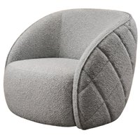 Poltrona Decorativa Organica Essence Base Fixa Boucle TCE 1018 MOLL