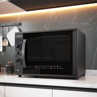 Forno Elétrico de Bancada Top 60l 127v Preto - Fogatti