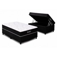 Cama Box Baú CRC Solteiro +Colchão D45 Bari Orthoflex 88x188