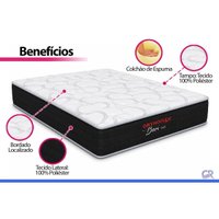 Cama Box CRC King +Colchão D45 Bari Orthoflex 193x203x26