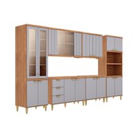 Cozinha Completa 6 Peças Elena CZ545 Cinamomo/Platina MGM