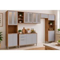 Cozinha Completa 6 Peças Brilhante C570 Cinamomo/Platina MGM