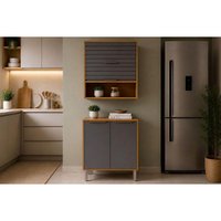 Cozinha Completa 2 Peças Esplêndida CZ583 Titanium MGM