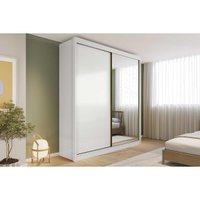 Guarda Roupa Casal 2 Portas Trento Branco Conquista