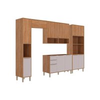 Cozinha Completa 5 Peças Divina CZ616 Cinamomo/Off White MGM
