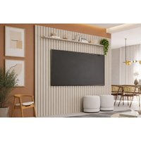 Painel Home p/ TV 75 Pol Maragogi 230cm Off White Permóbili
