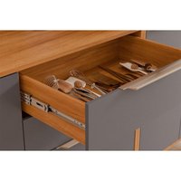 Cozinha Completa 5 Peças Divina CZ618 Cinamomo/Titanium MGM