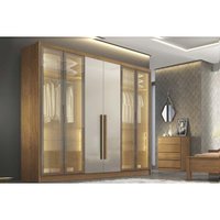 Guarda Roupa Casal Linea 6 Portas 4Gavs Fendi N. Horizonte