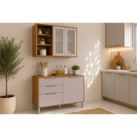 Cozinha Completa 2 Peças Brilhante C563 Off White MGM
