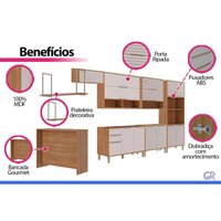 Cozinha Completa 9 Peças Esplêndida CZ590 Titanium MGM