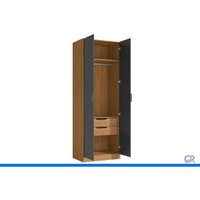 Guarda Roupa Modulado Armário 2Pts 2Gav Liga Kappesberg Off