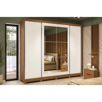 Guarda Roupa Casal 4P 3G Esp Pé CB01T590 OffWhite Kappesberg
