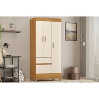 Guarda Roupa Solteiro 3 Portas 2Gavs Wind Of White Demóbile