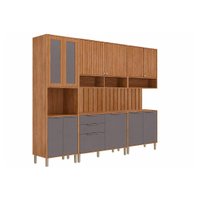Cozinha Completa 7 Peças Divina C7113 Cinamomo/Titanium MGM