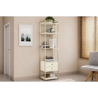 Estante Livros Decoração Industrial LI050 OffWht Kappesberg