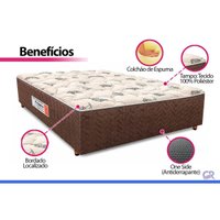 Cama Box Conjugado c/Colchão Foggia Orthoflex Solt 78X188