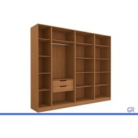 Quarto Modulado Casal 4 Peças Liga QM37 Canela Kappesberg
