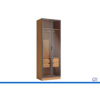 Guarda Roupa Modulado 2Pt Vdo 2Gav Liga Kappesberg Grafite