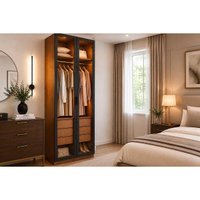 Guarda Roupa Modulado 2Pts Vd 3Gv Rizon N. Horizonte Cumaru