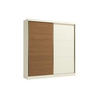 Guarda Roupa Casal 2 Portas 6 Gav T592 Off/Canela Kappesberg