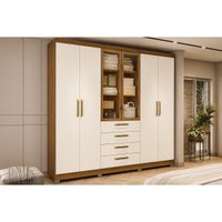 Guarda Roupa Casal 6Pts 4Gav Pé CB03T594 Of White Kappesberg