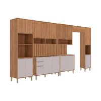Cozinha Completa 9 Peças Divina CZ620 Cinamomo/Off White MGM