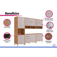 Cozinha Completa 5 Peças Esplêndida C5P164 Titanium MGM