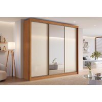 Guarda Roupa Casal 3 Portas Siena Cinamomo/Of Wie Conquista