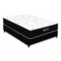 Cama Box CRC Solteiro +Colchão D45 Bari Orthoflex 88x188x26