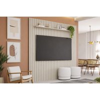 Painel Home p/ TV 65 Pol Maragogi 185cm Off White Permóbili