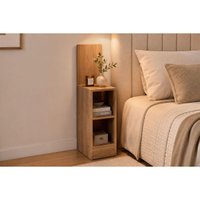 Mesa Cabeceira Modulada Nicho 20cm Liga Canela Kappesberg