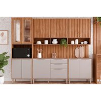 Cozinha Completa 7 Peças Divina CZ609 Cinamomo/Off White MGM