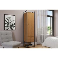 Armário Sapateira Quarto 1 Porta LI051 Kappesberg Preto