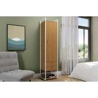 Armário Sapateira Quarto 1 Porta LI051 Kappesberg Branco