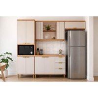 Cozinha Completa 4 Peças Elena CZ553 Cinamomo/Off White MGM